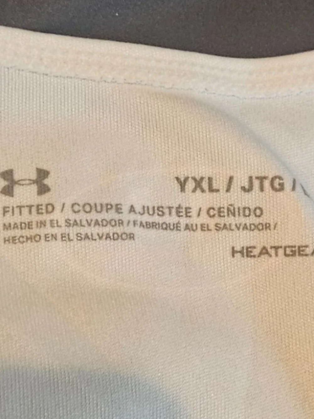 Under Armour heatgear NWT tank white pink graphic YXL